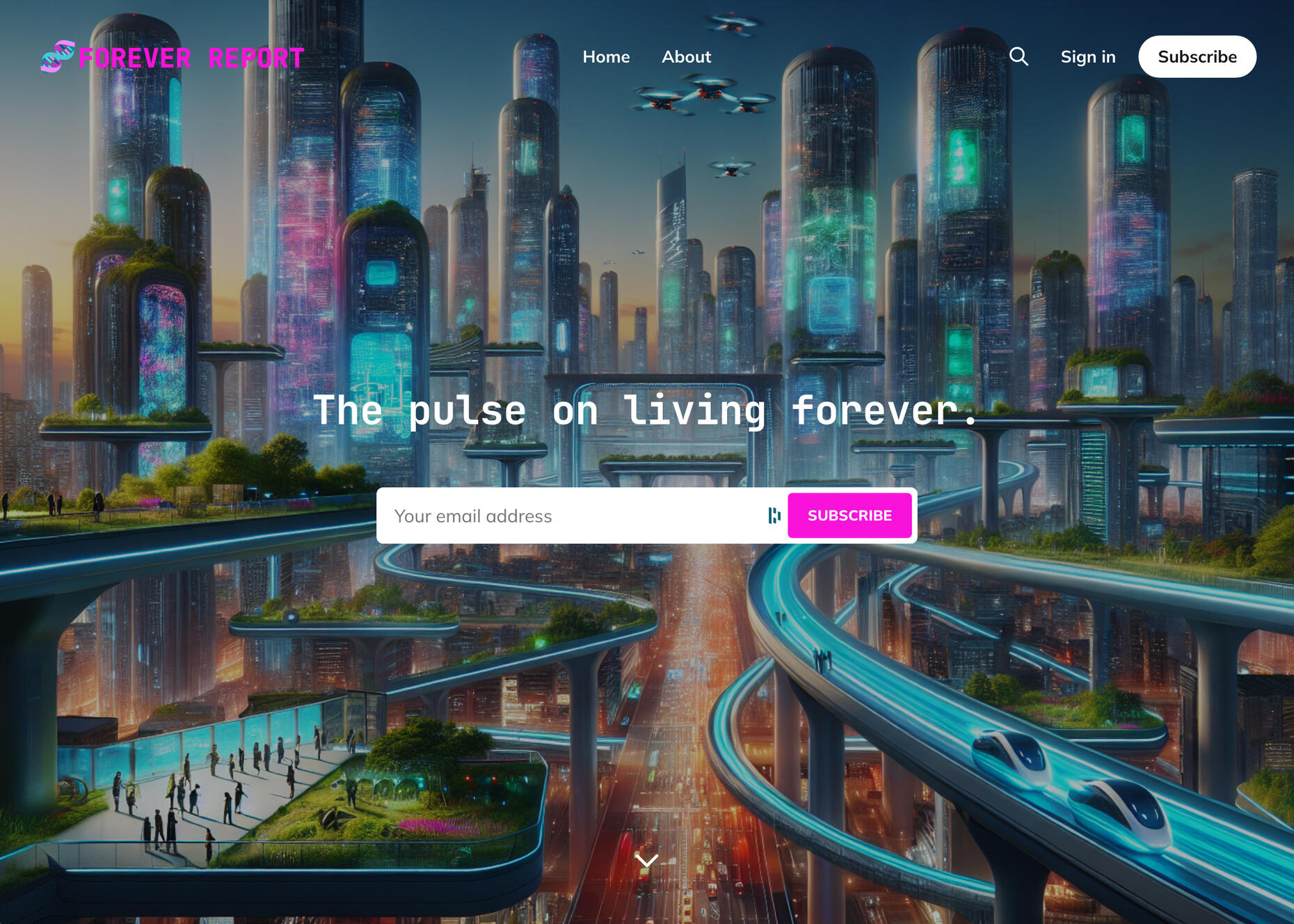 Forever Report - Research & trends on human longevity. Forever Report - Research & trends on human longevity.