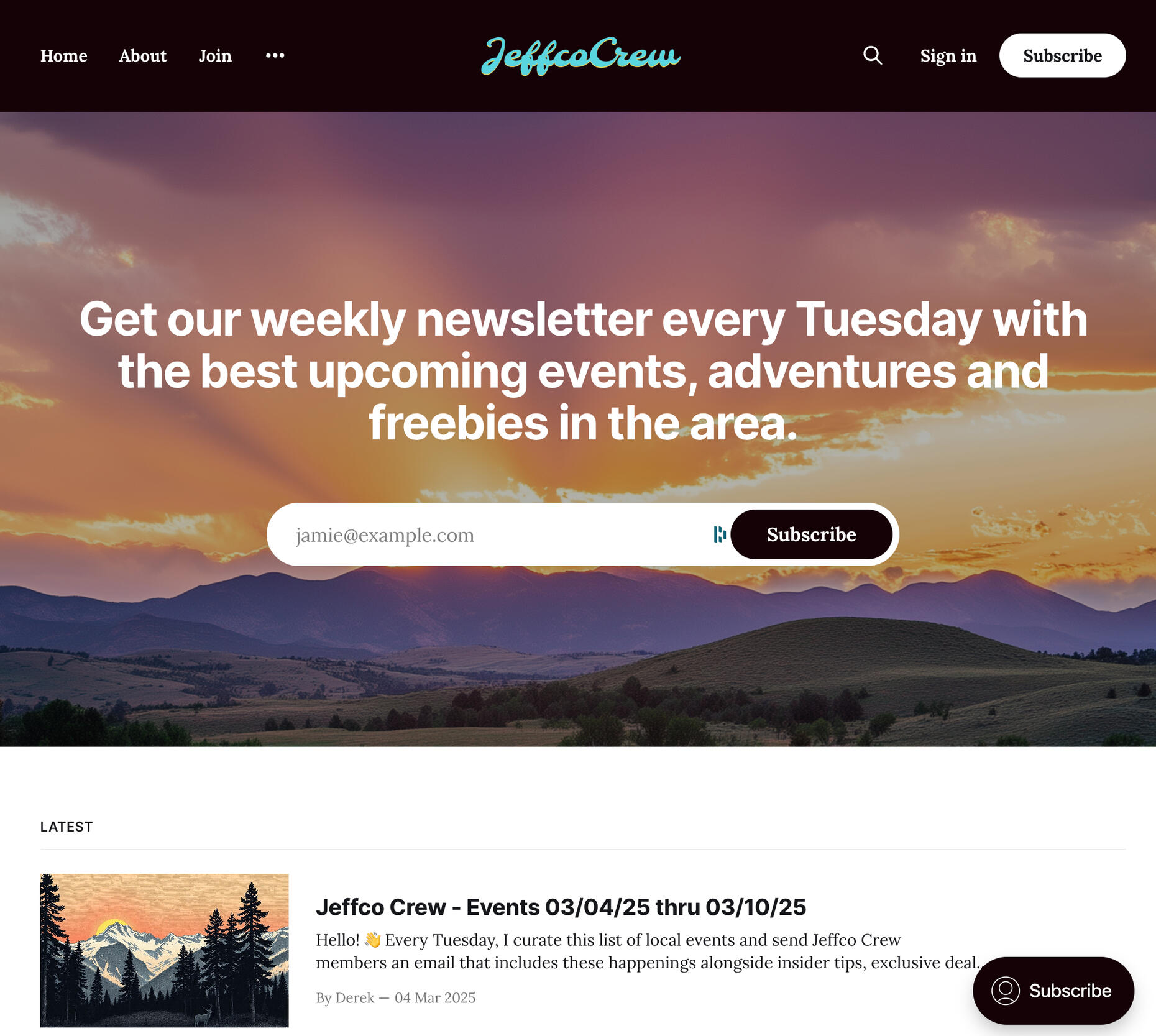 Jeffco Crew - Community newsletter for Jefferson County, CO